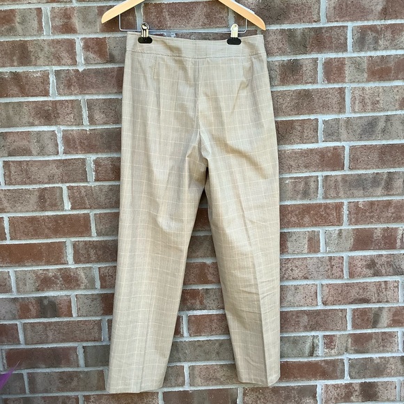 Rafaella Pantsuit Ladies Size 10 Tan Blue Pink - Picture 4 of 9